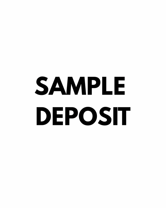 Sample Deposit ￼